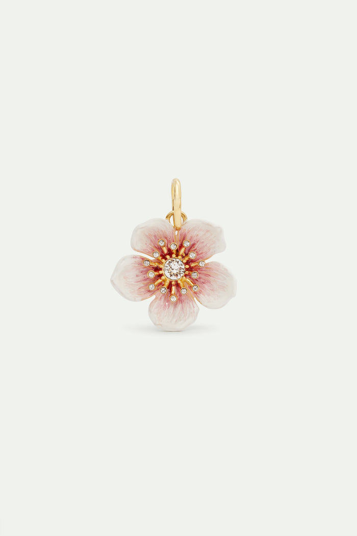 les néréides White Cherry Blossom Pendant - Multicolor