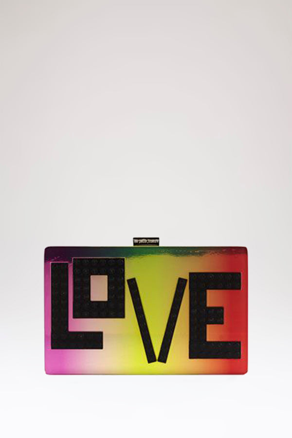 les petits joueurs Andy Rainbow Love Clutch
