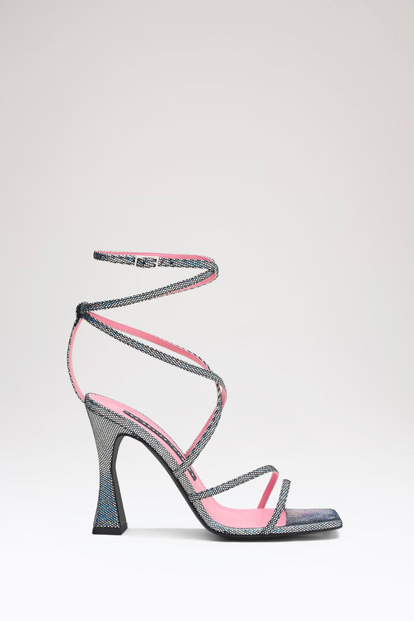 les petits joueurs Black Camelia Sandal