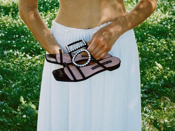 Les Petits Joueurs Black Hoya Flats