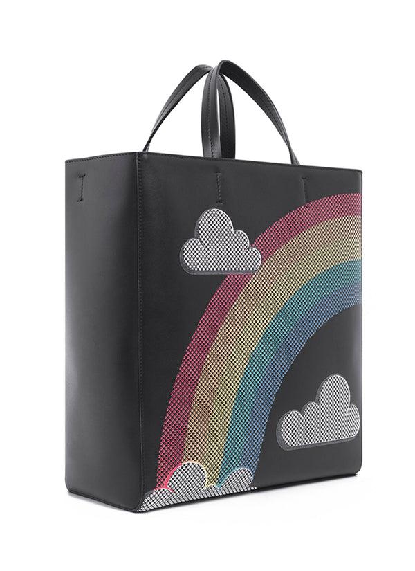 Les Petits Joueurs Black Mini Meghan Rainbow