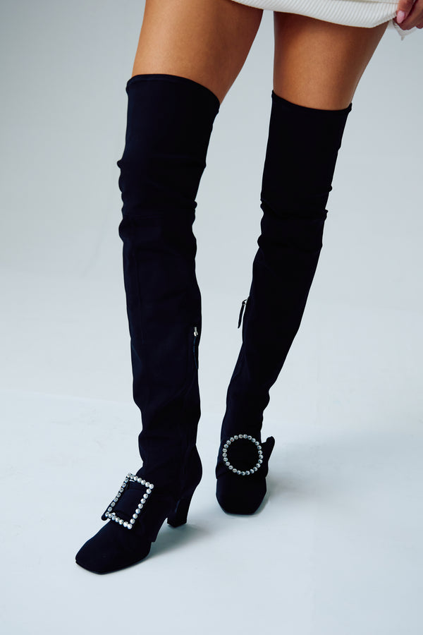 Les Petits Joueurs Black Thalia Boot