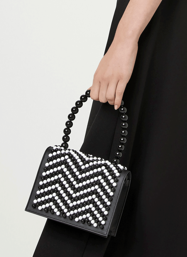 Les Petits Joueurs Black & White Amour Bag