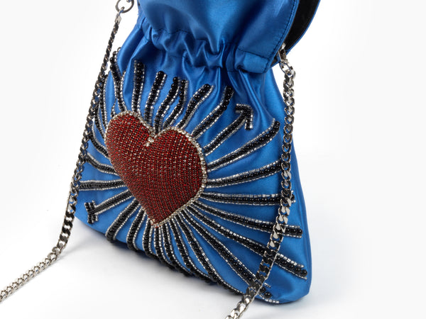 Les Petits Joueurs Blue Trilly Heart Cupid