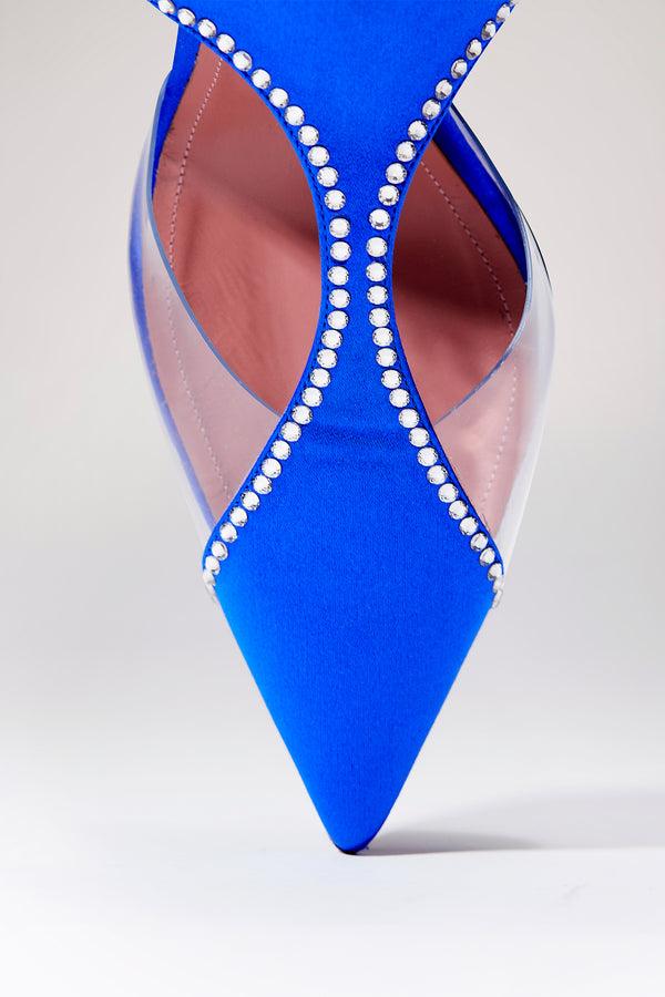 Les Petits Joueurs Blue Virgo Crystal Pumps