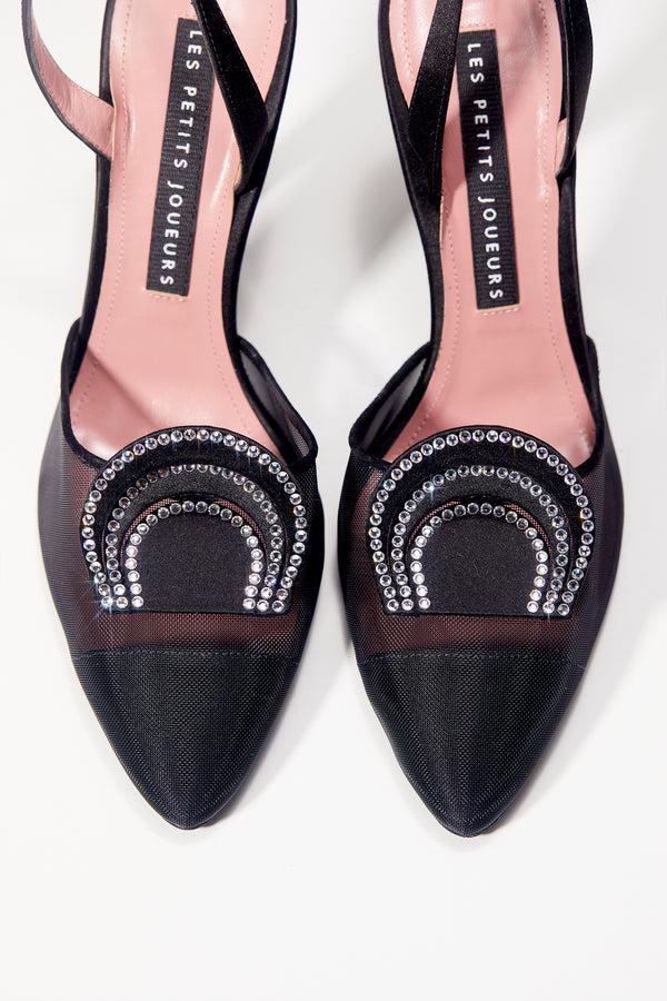 Les Petits Joueurs Gemma Mesh Sling Back