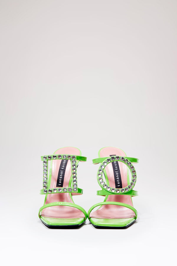 les petits joueurs Green Patent Hoya Heels