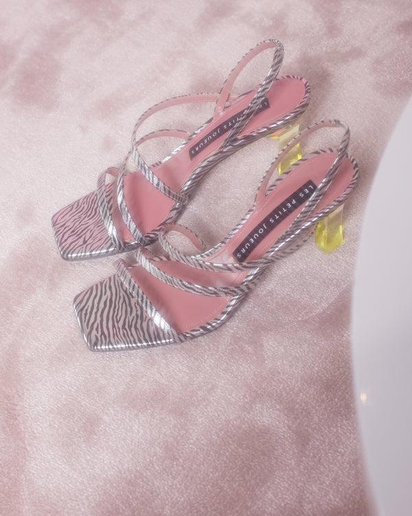 Les Petits Joueurs Kiri Zebra Plexi Sandal