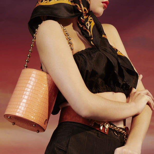 Les Petits Joueurs Orange Baby Olivia Golden Chain