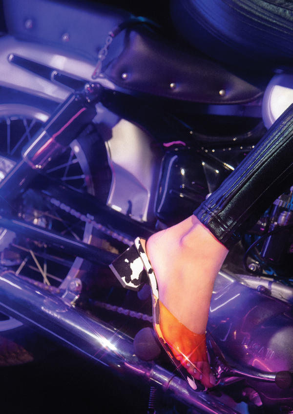 Les Petits Joueurs Orange Fanny Mule