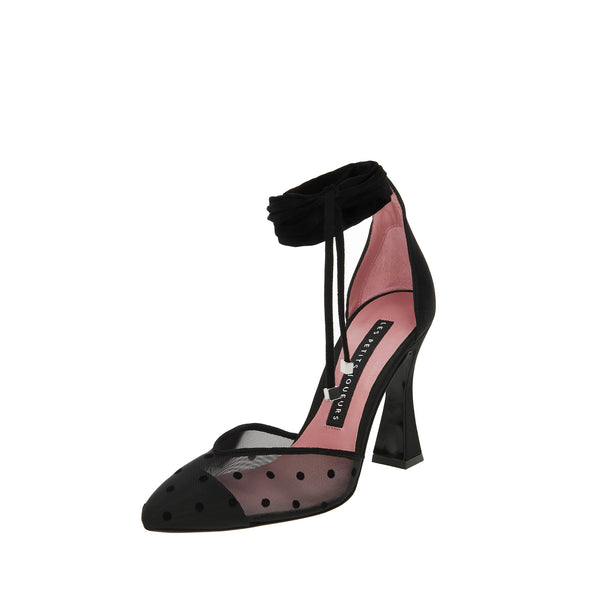 Les Petits Joueurs Peonia Mesh Pumps