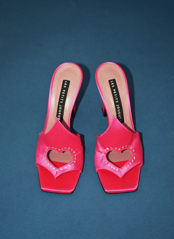 Les Petits Joueurs Pink Jerry Heart Sandal