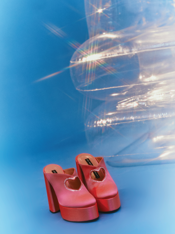 Les Petits Joueurs Pink Sole Heart Platform