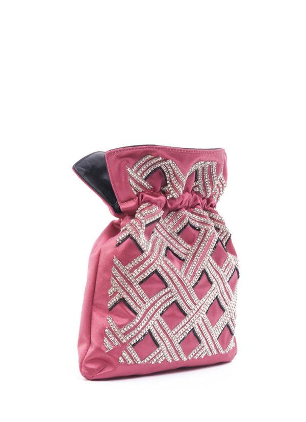 Les Petits Joueurs Pink Trilly Crystal Check