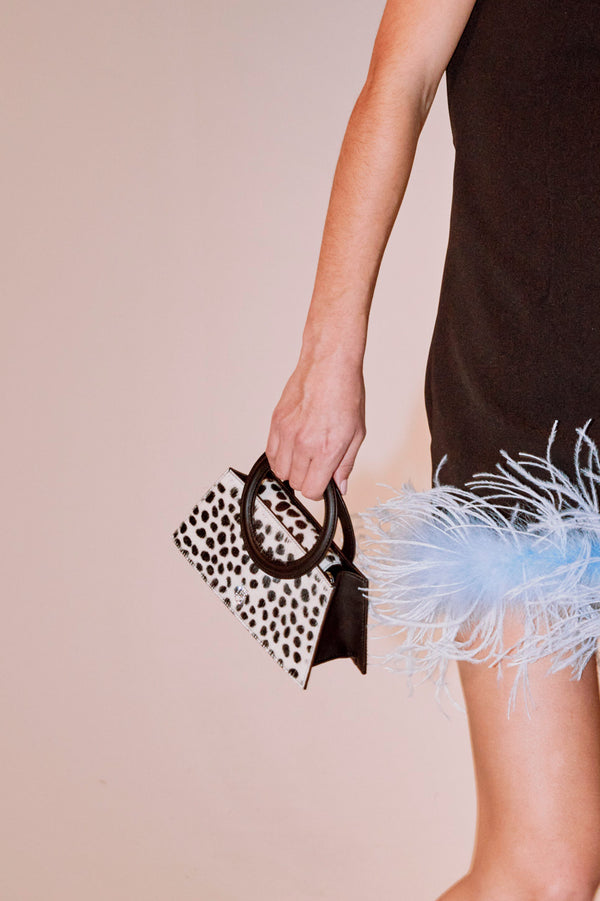 Les Petits Joueurs Pony Dots Trapezio Pochette Bag