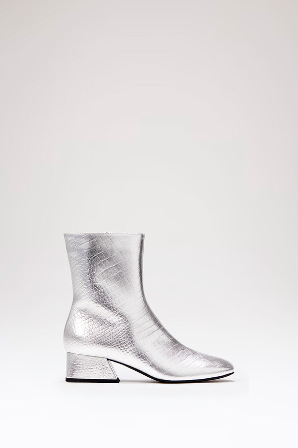 les petits joueurs Silver Mini Farley Ankle Boots