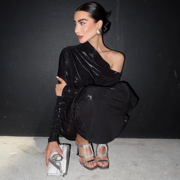 Les Petits Joueurs Silver Patent Hoya Heels