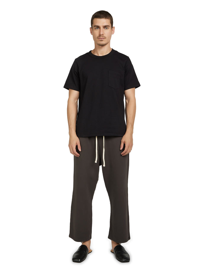 Les Tien Heavyweight Binded Neck Classic Pocket Tee