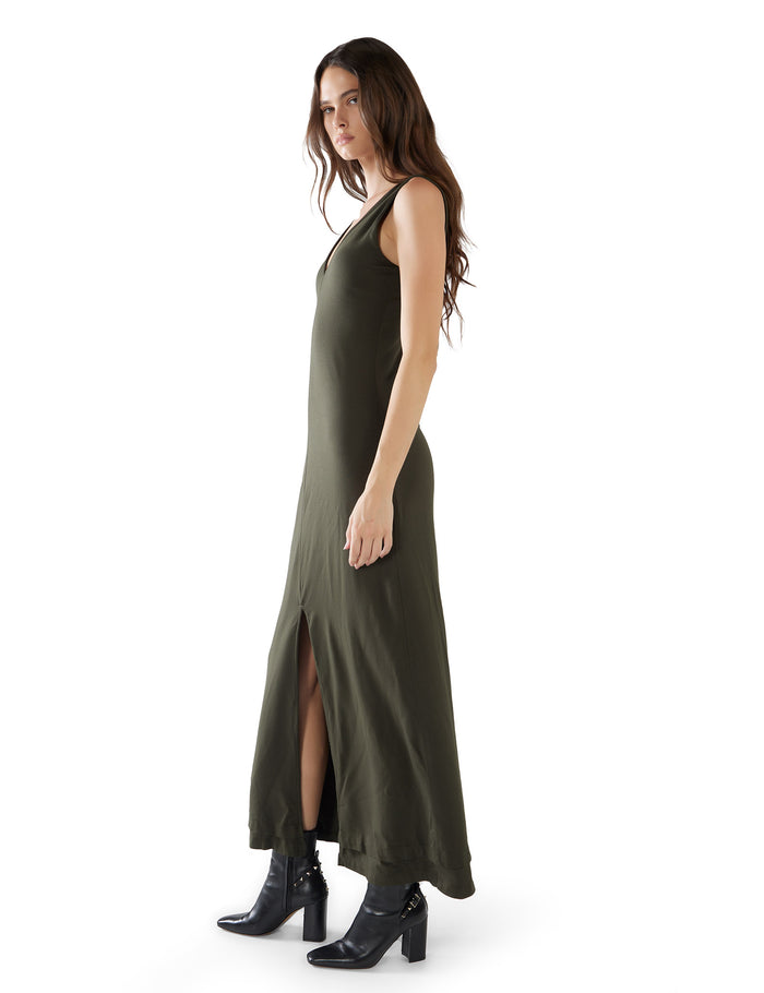 Les Tien Ali Double V- Tank Dress