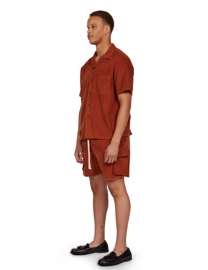 Les Tien Baby Corduroy Cuban Shirt