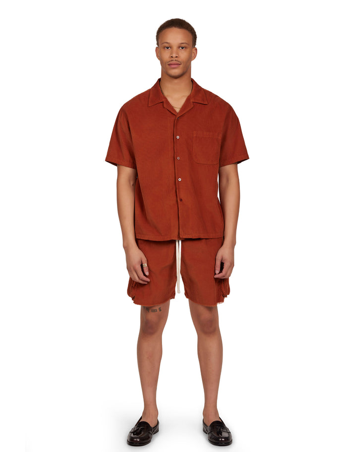 Les Tien Baby Corduroy Cuban Shirt