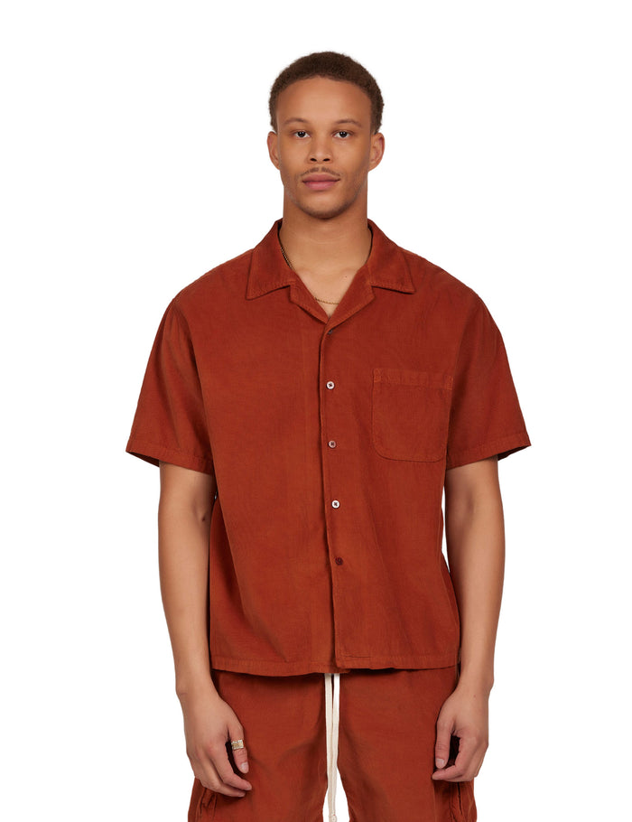 les tien Baby Corduroy Cuban Shirt