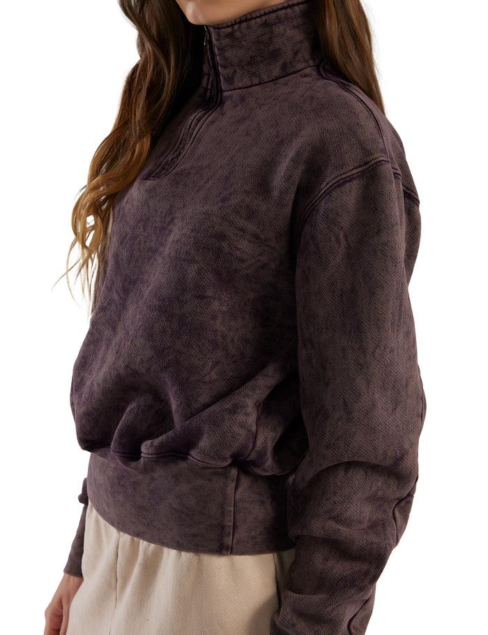 Les Tien Bailey Banded Half Zip Pullover