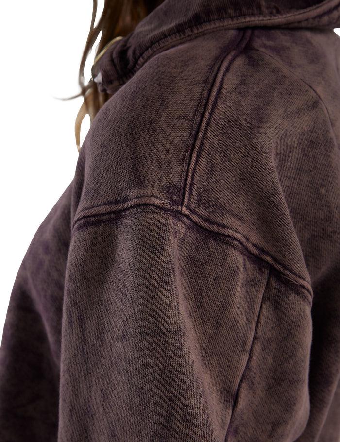 Les Tien Bailey Banded Half Zip Pullover