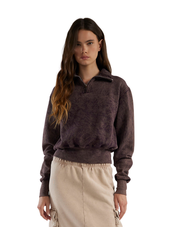 les tien Bailey Banded Half Zip Pullover