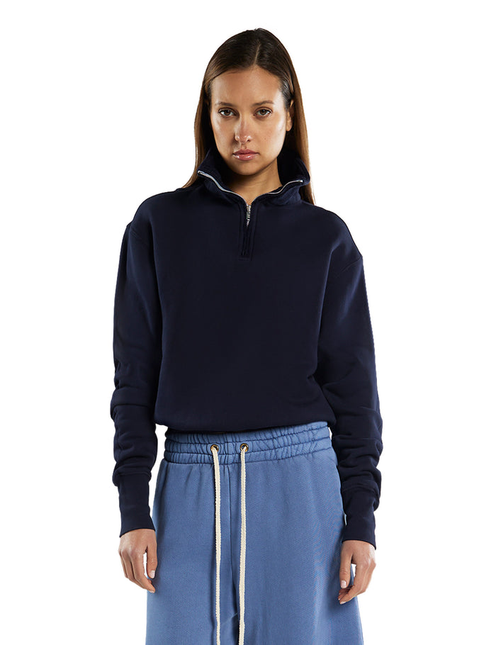 les tien Bailey Banded Half Zip Pullover