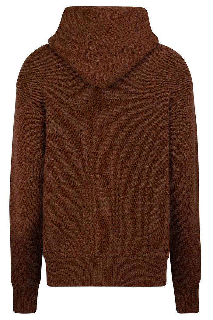 Les Tien Cable Knit Cashmere Zip Hoodie