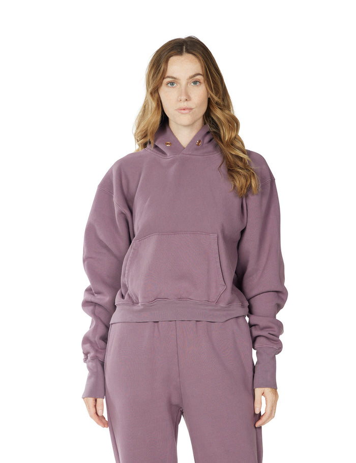 les tien Cara Crop Hoodie