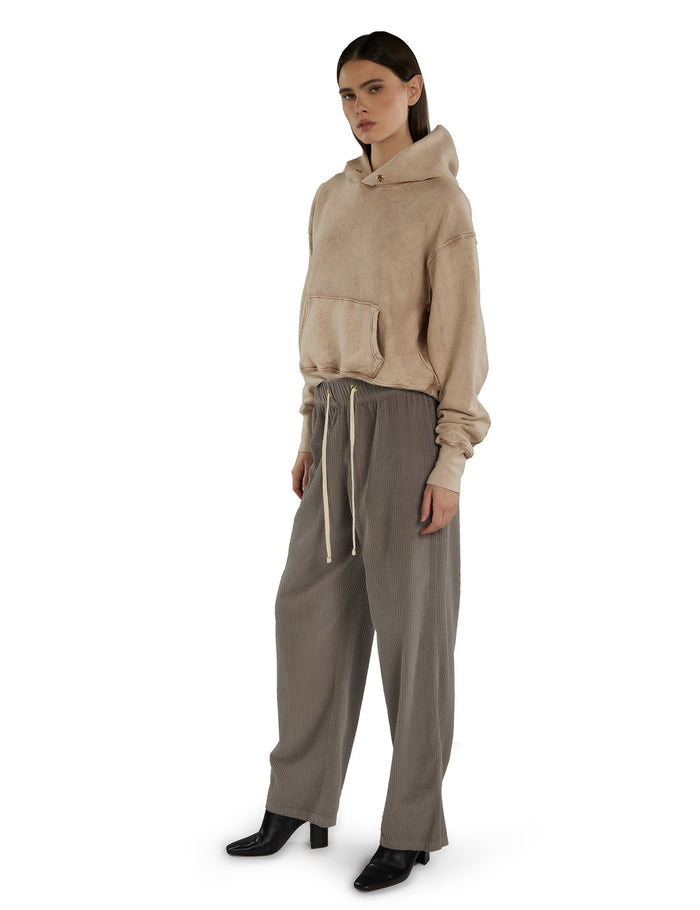 Les Tien Cara Crop Hoodie