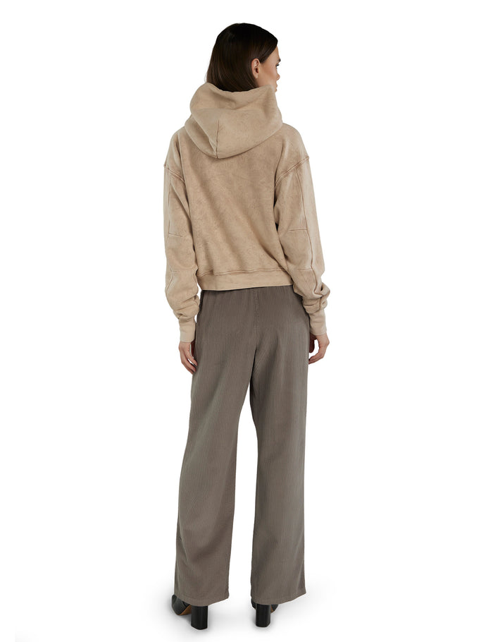 Les Tien Cara Crop Hoodie