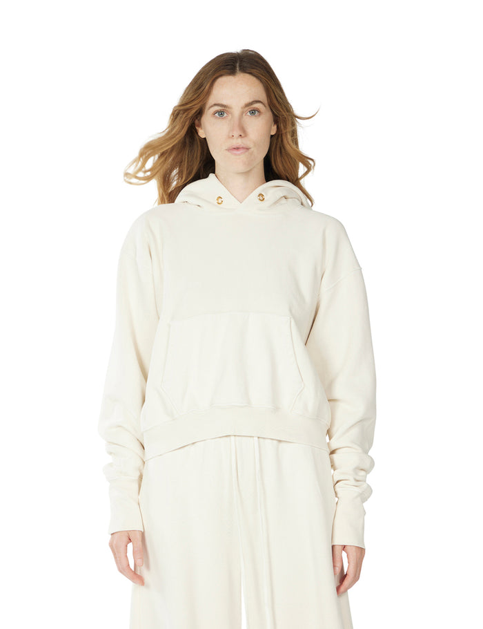 les tien Cara Crop Hoodie