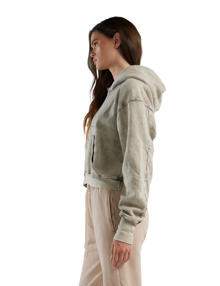 Les Tien Cara Crop Hoodie