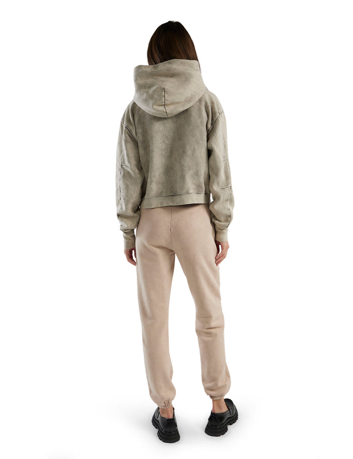 Les Tien Cara Crop Hoodie