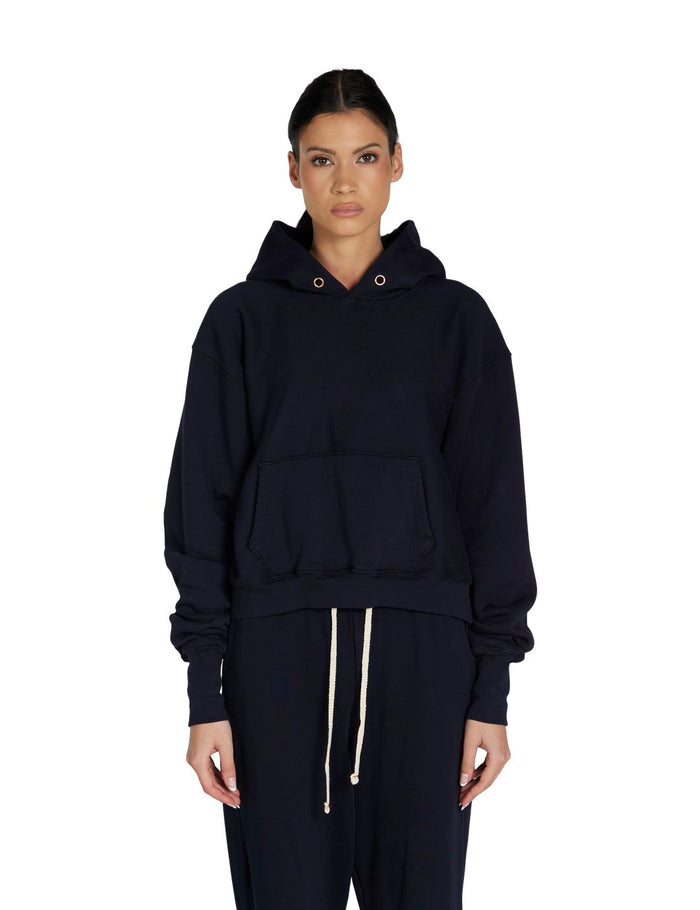 les tien Cara Crop Hoodie