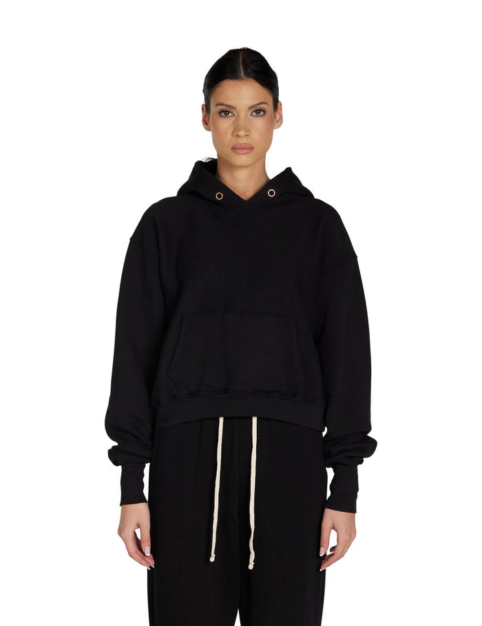 les tien Cara Crop Hoodie