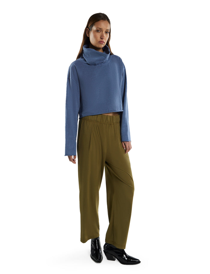 Les Tien Coreena Crop Cowl Neck