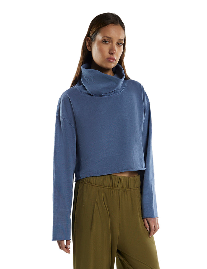 les tien Coreena Crop Cowl Neck