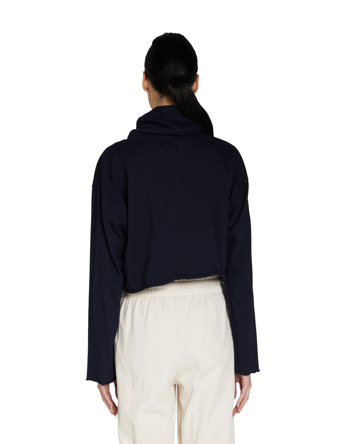 Les Tien Coreena Crop Cowl Neck