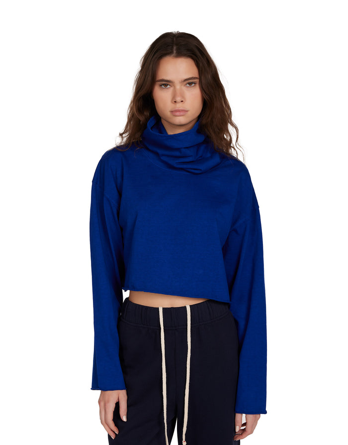 les tien Coreena Crop Cowl Neck