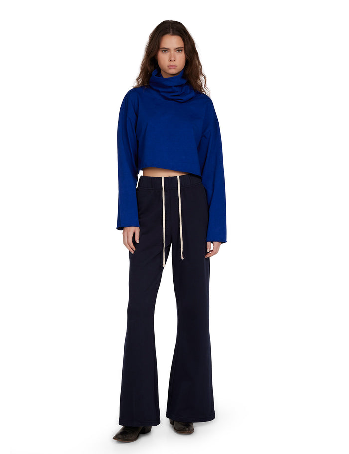 Les Tien Coreena Crop Cowl Neck