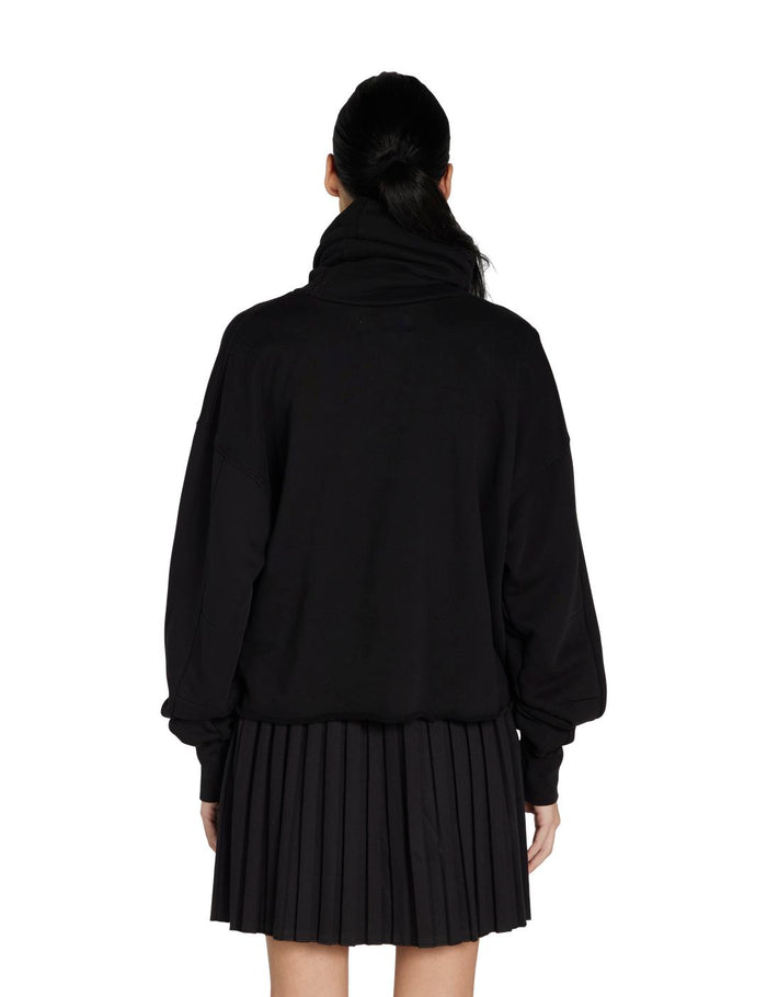 Les Tien Corey Crop Cowl Neck