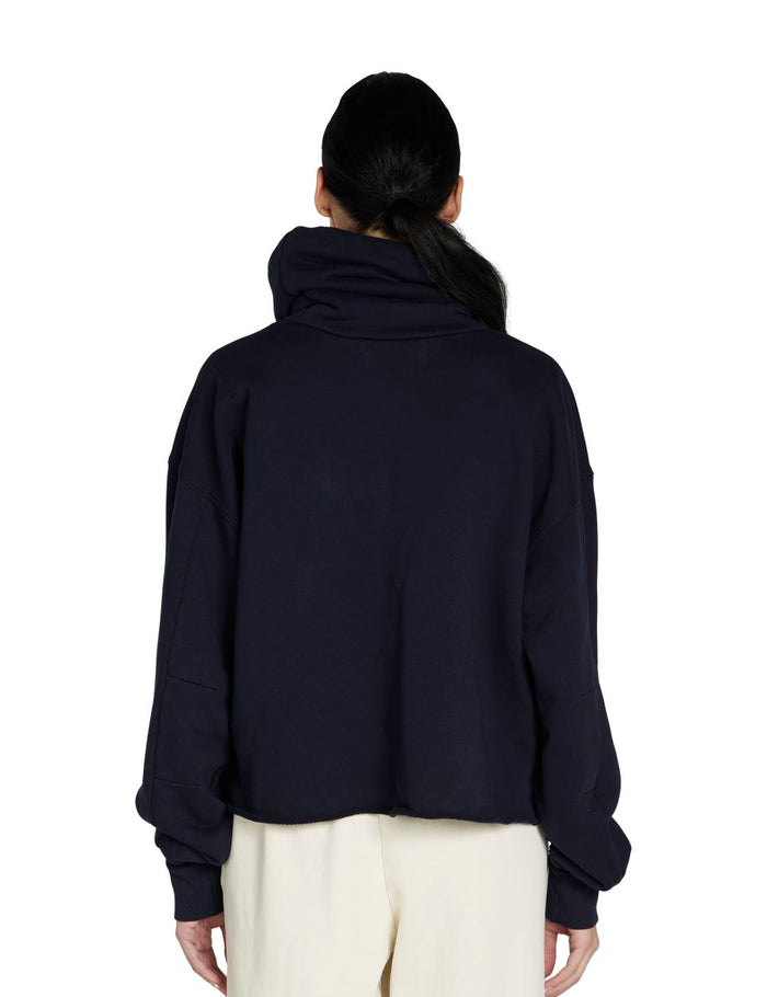 Les Tien Corey Crop Cowl Neck