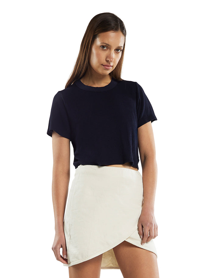 les tien Daria Crop Tee