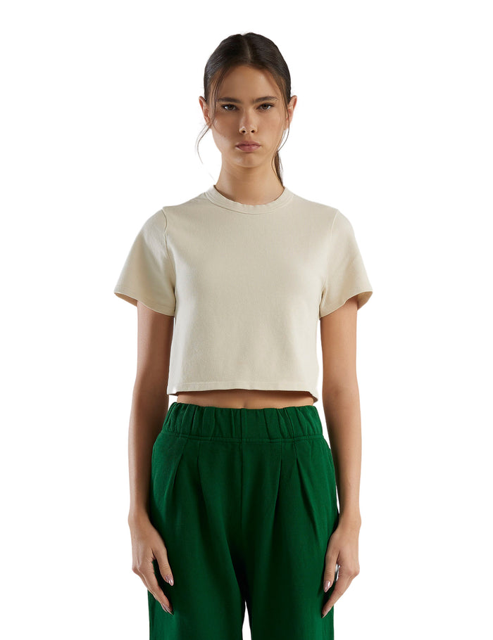 les tien Daria Crop Tee