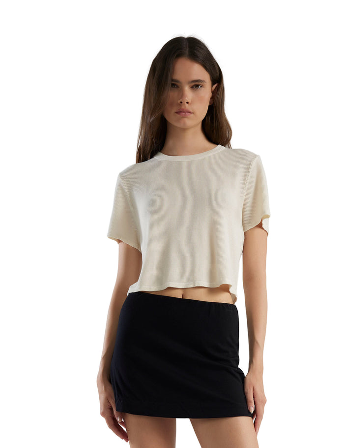 les tien Daria Crop Tee