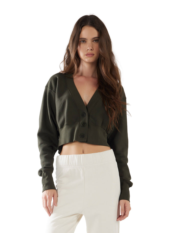 les tien Diana Crop Cardigan